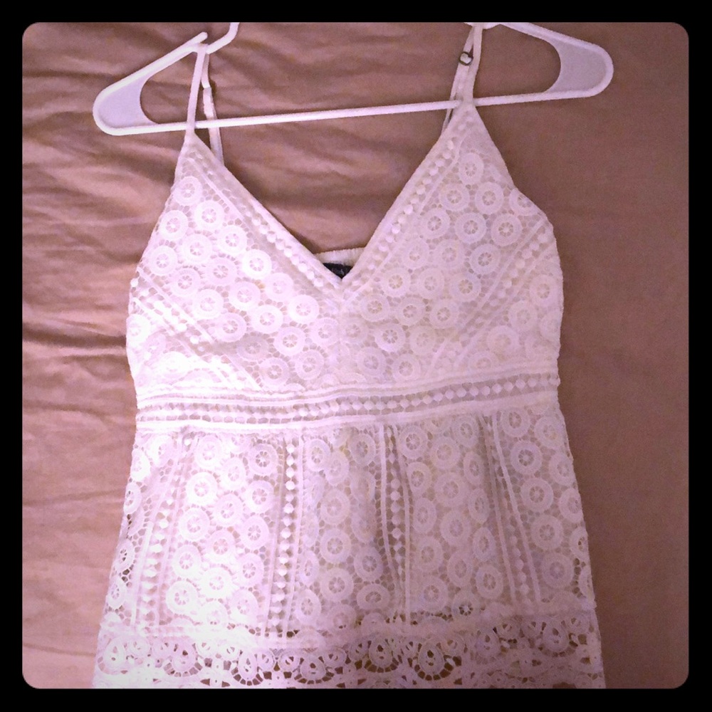 Laced Peplum Cami
